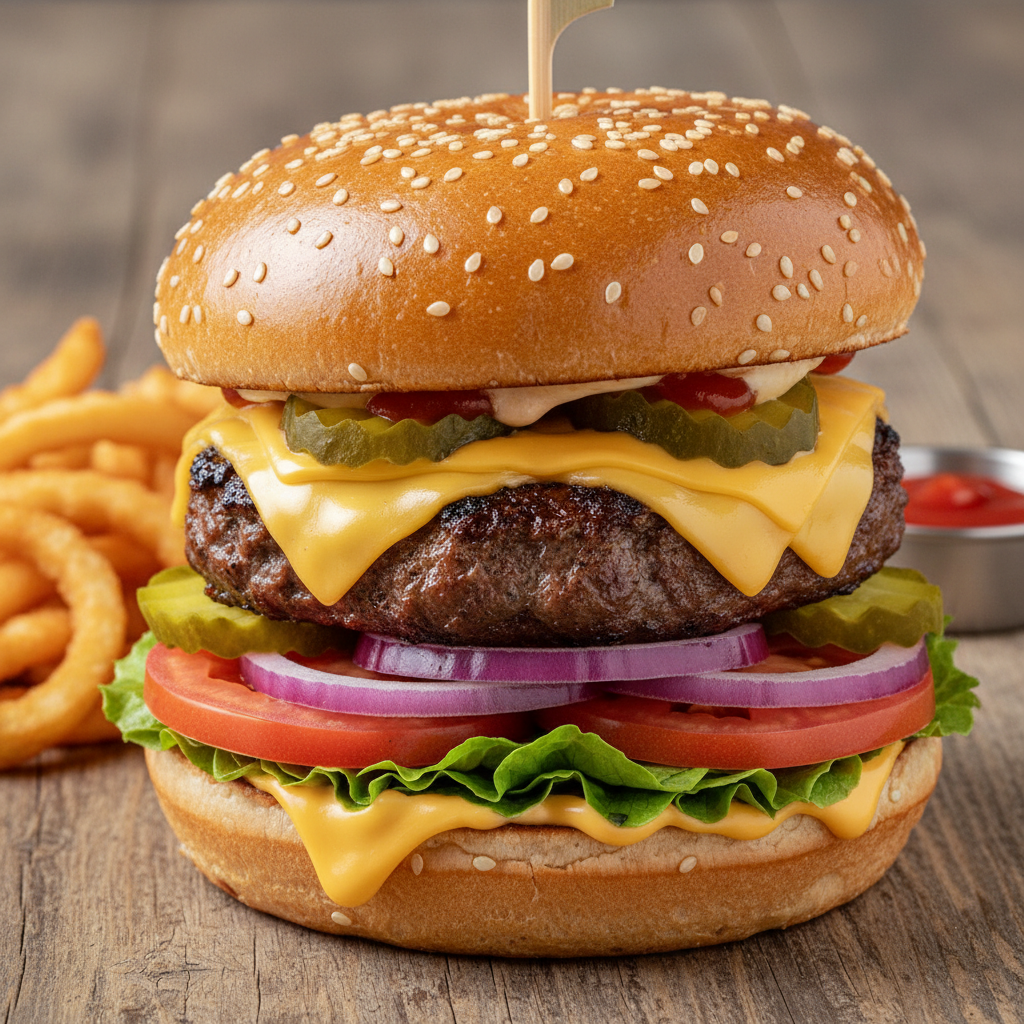 Cheeseburger & Fries